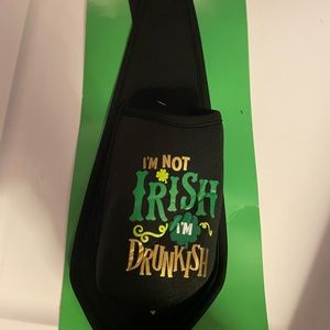 St Paddy’s funny Beer bottle holder tie